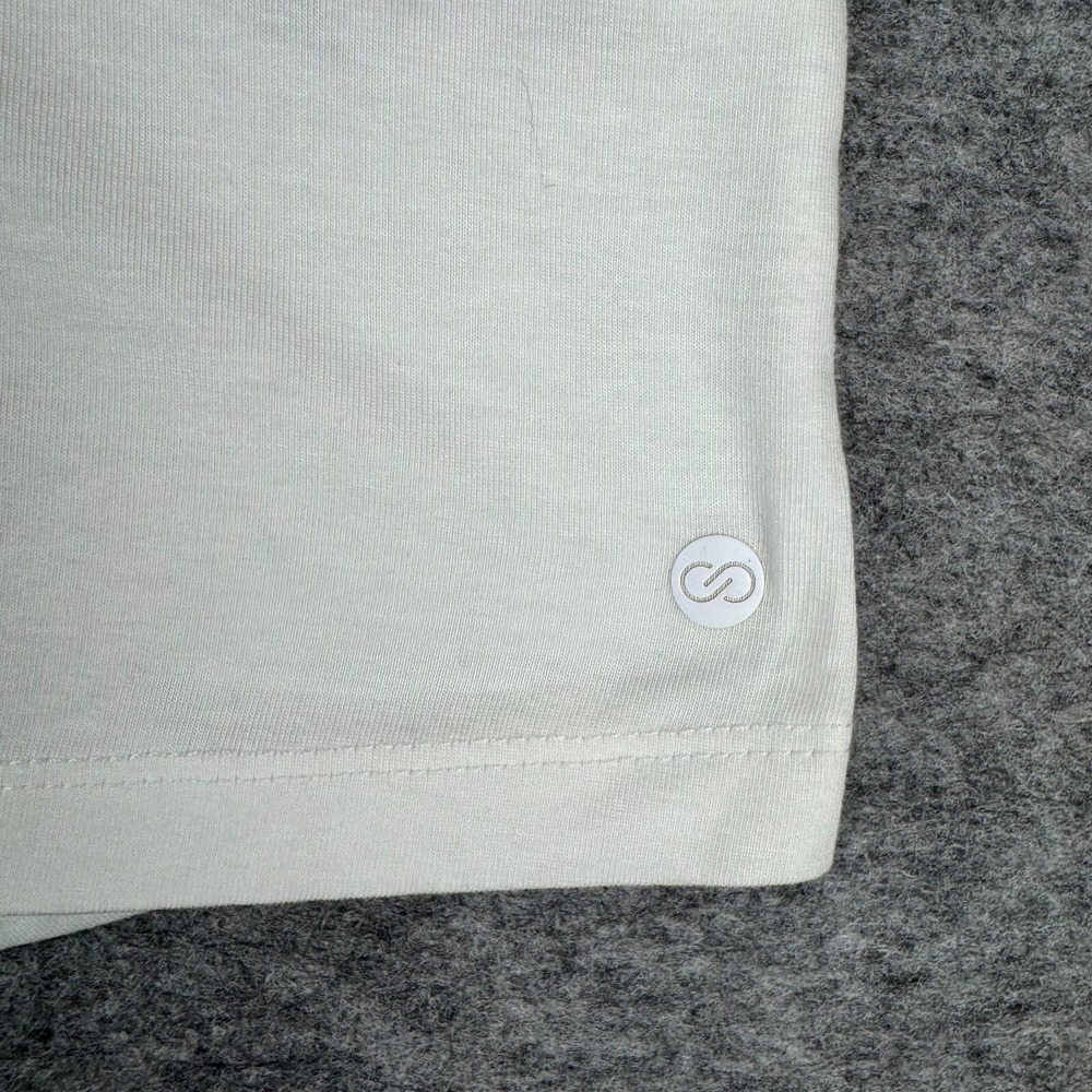 CALIA Everyday Shirttail Tank Pure White Womens Plus 1X - Picture 7 of 12